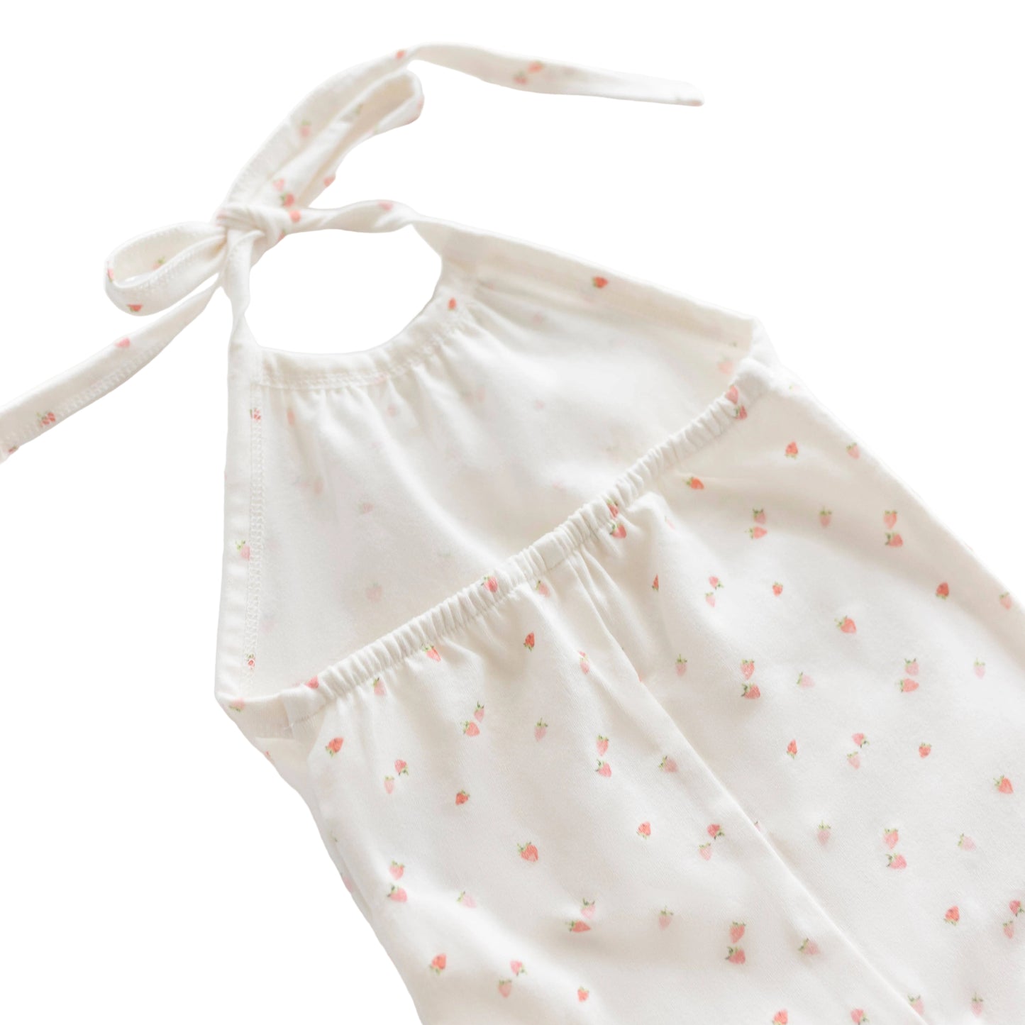 STRAWBERRY HALTER ROMPER