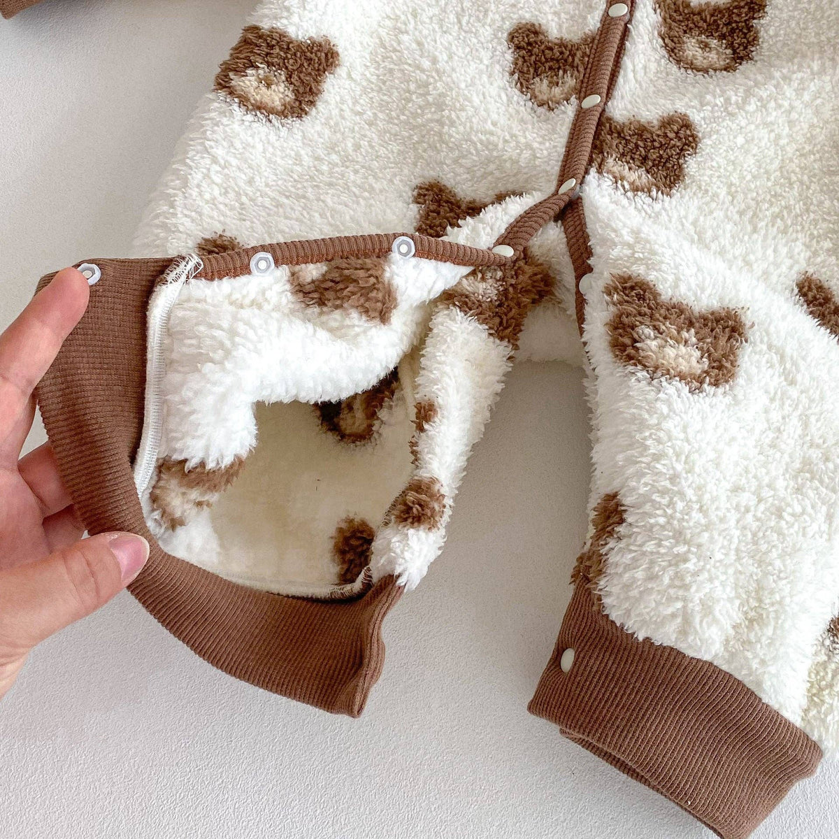 Teddy Fleece Romper