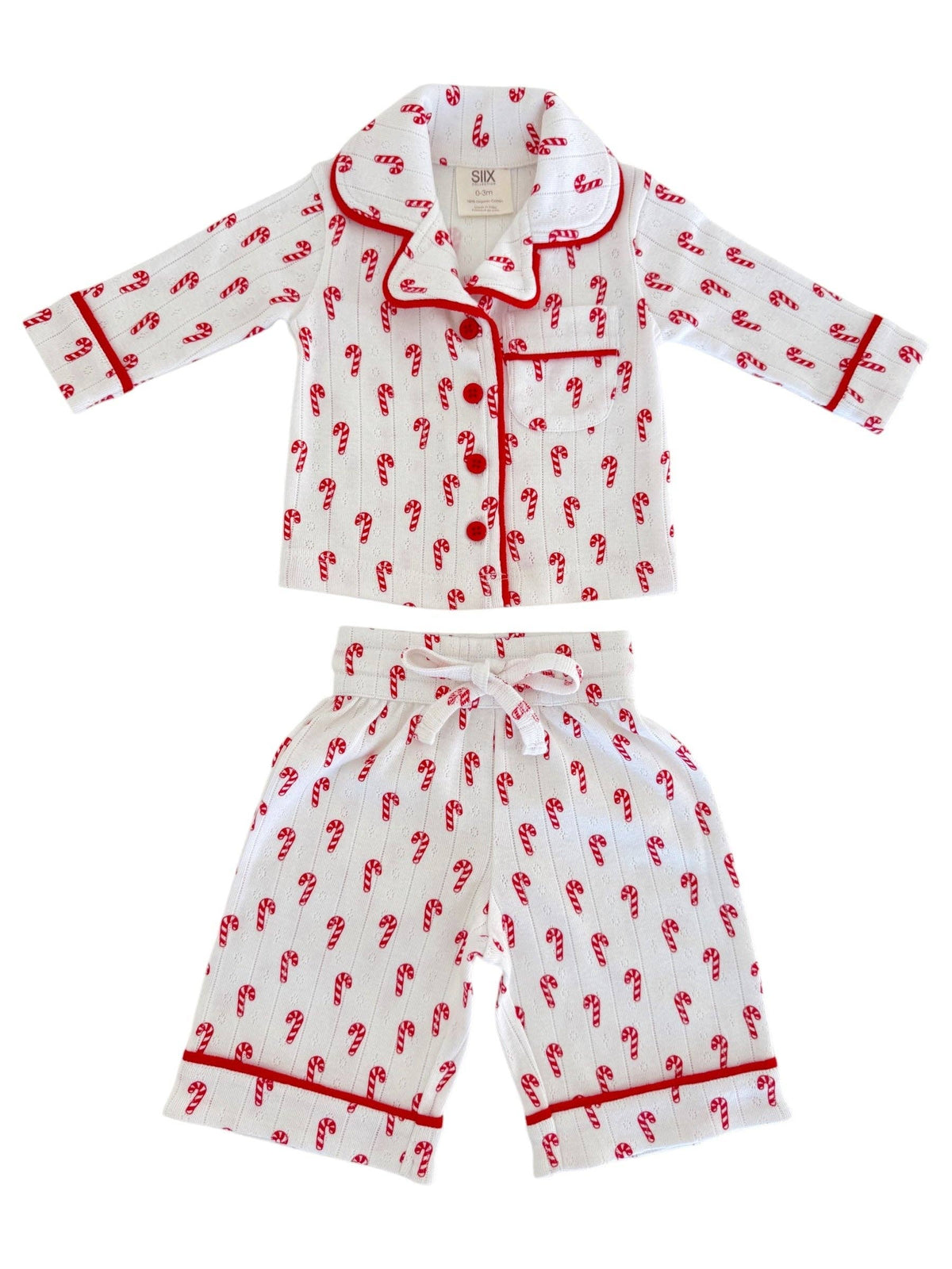 Candy Cane / Organic Pointelle Lounge Set
