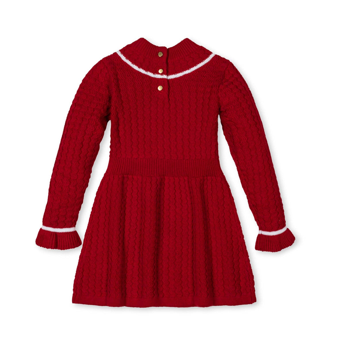 SOFIA ORGANIC MOCK NECK CABLE SWEATER DRESS
