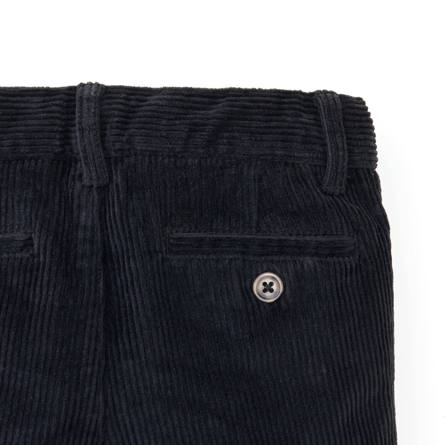 JAMES ORGANIC BLACK CORDUROY PANT
