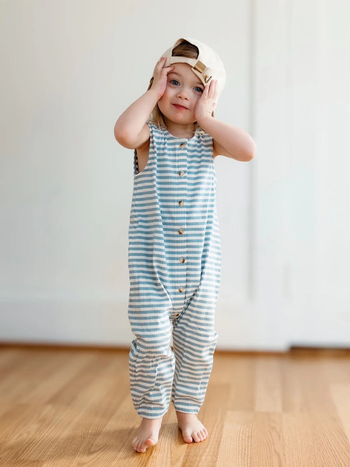 THE ENZO SLEEVELESS ROMPER
