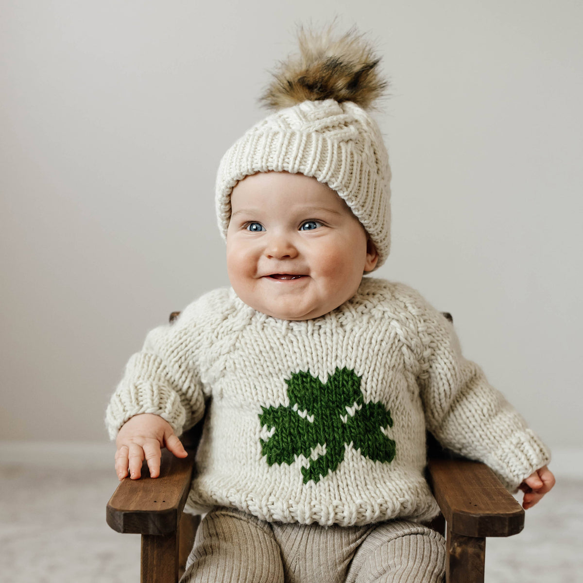 SHAMROCK CREW NECK SWEATER BABY & TODDLER