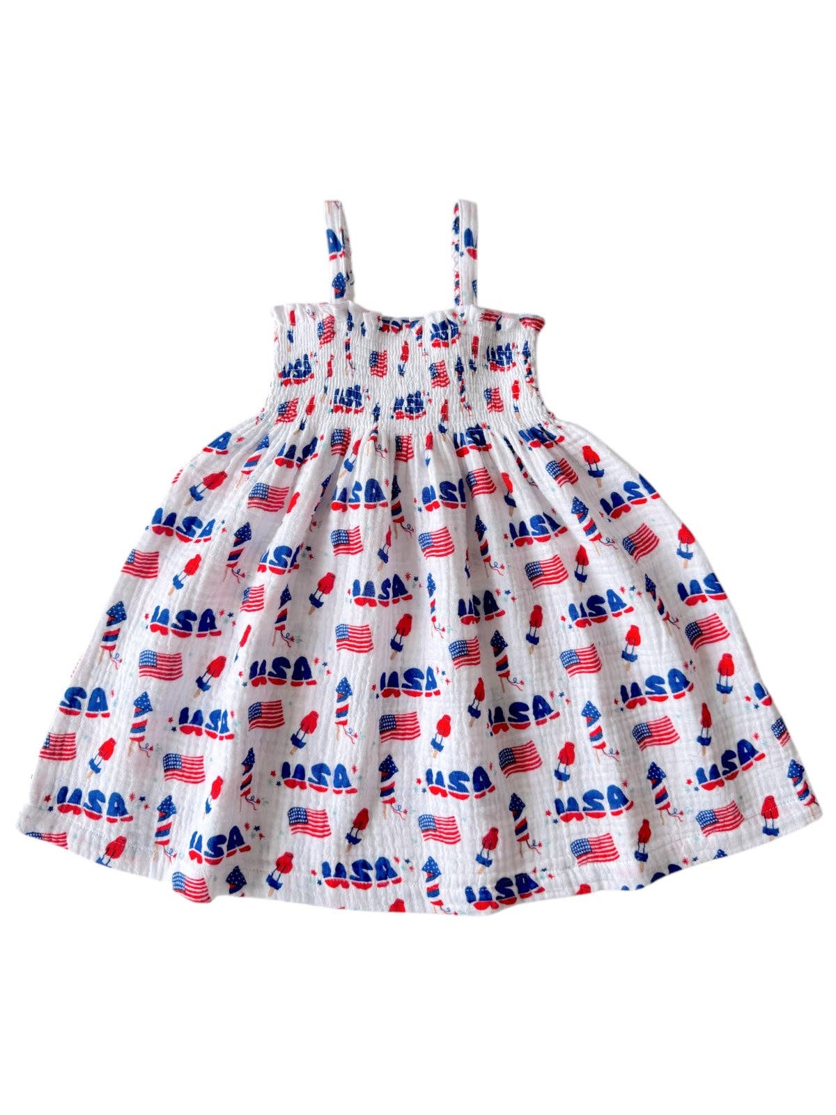 USA SMOCKED DRESS