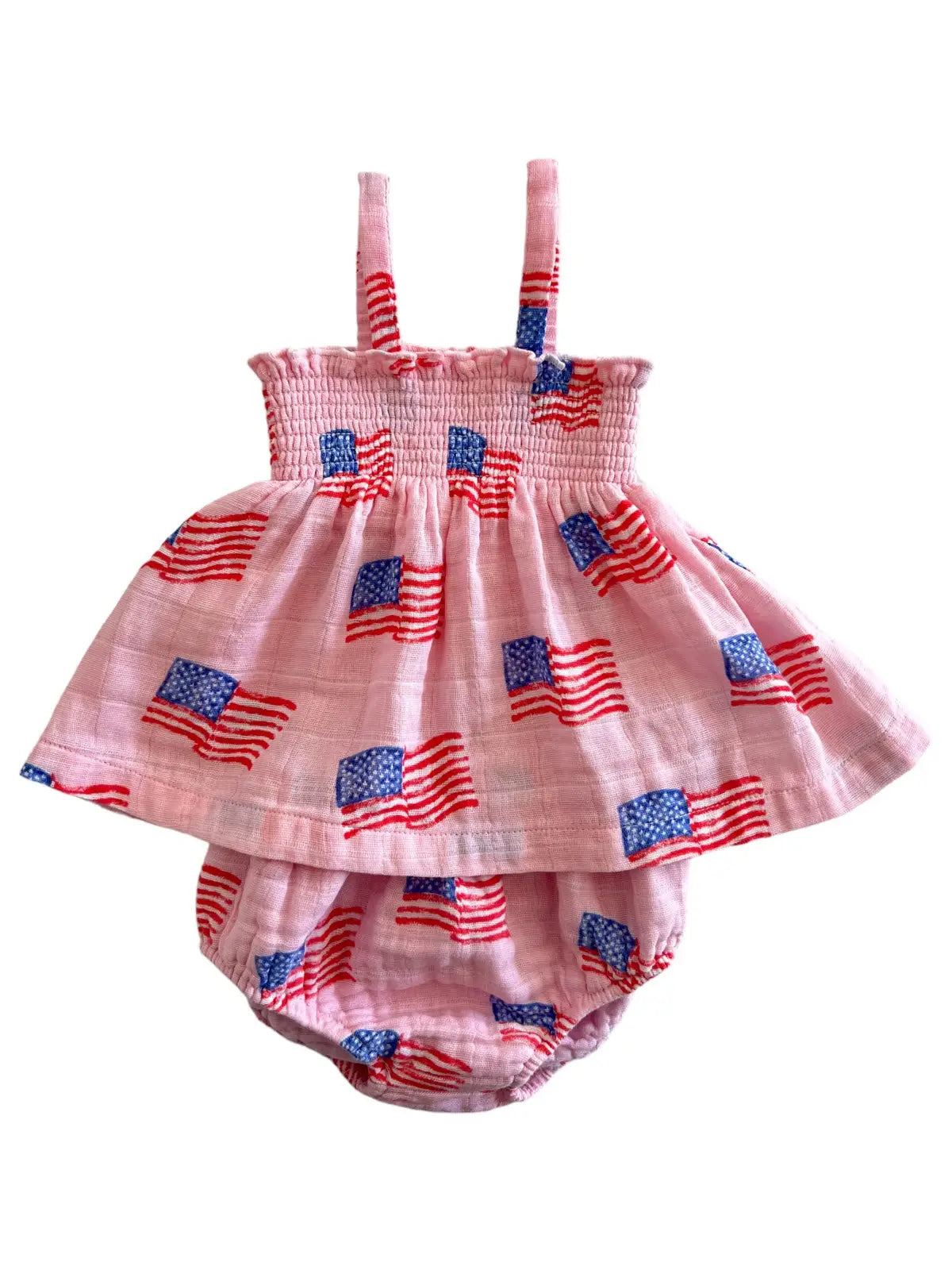 PINK AMERICAN FLAG SET