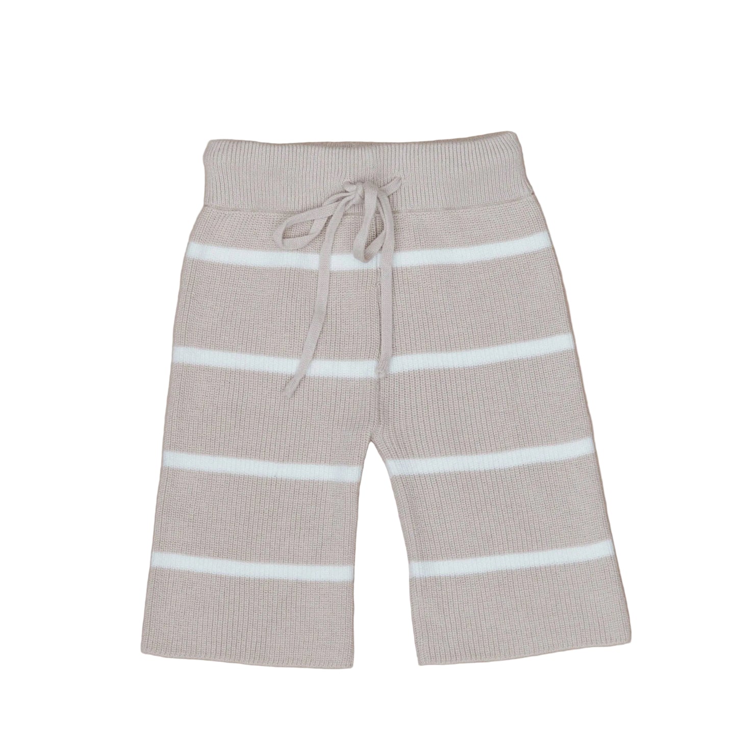 OAT STRIPE KNIT PANTS
