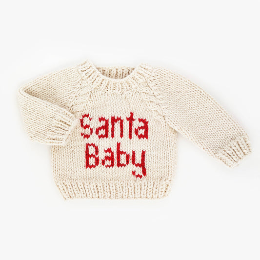 SANTA BABY CREW NECK SWEATER BABY & TODDLER