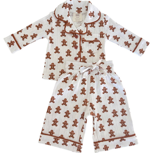 Gingerbread Organic Pointelle Lounge Set