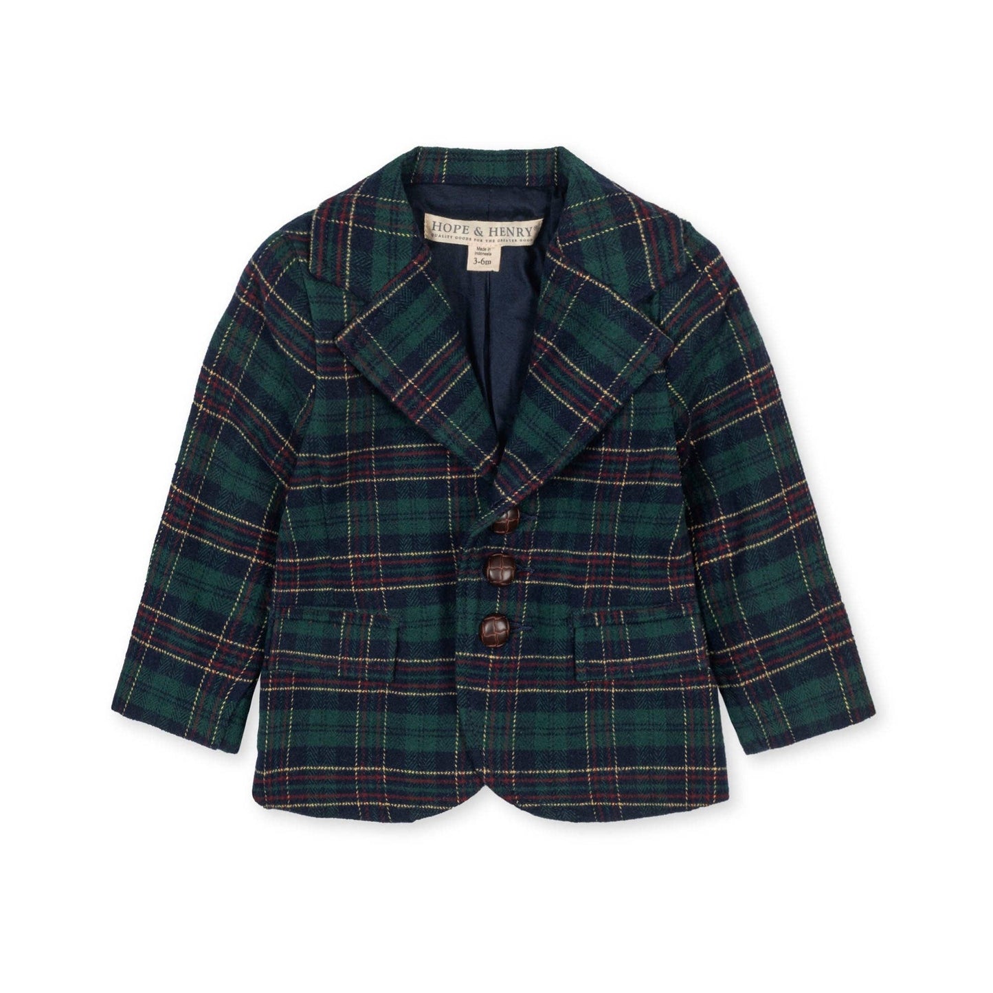 ORGANIC BRUSHED COTTON SUIT JACKET