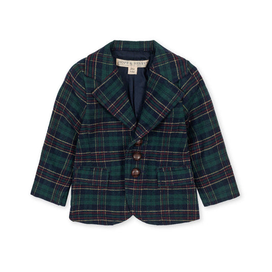 ORGANIC BRUSHED COTTON SUIT JACKET