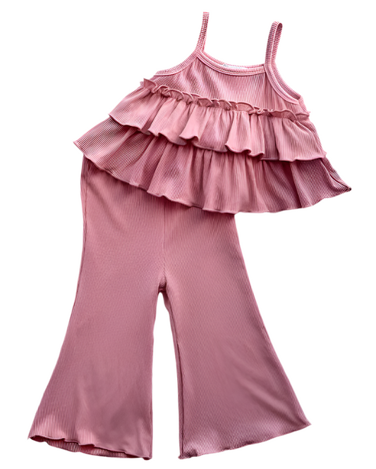 TINA TWO PIECE RUFFLE SET