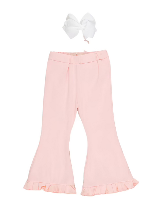 MARIA RUFFLE FLARE PANTS