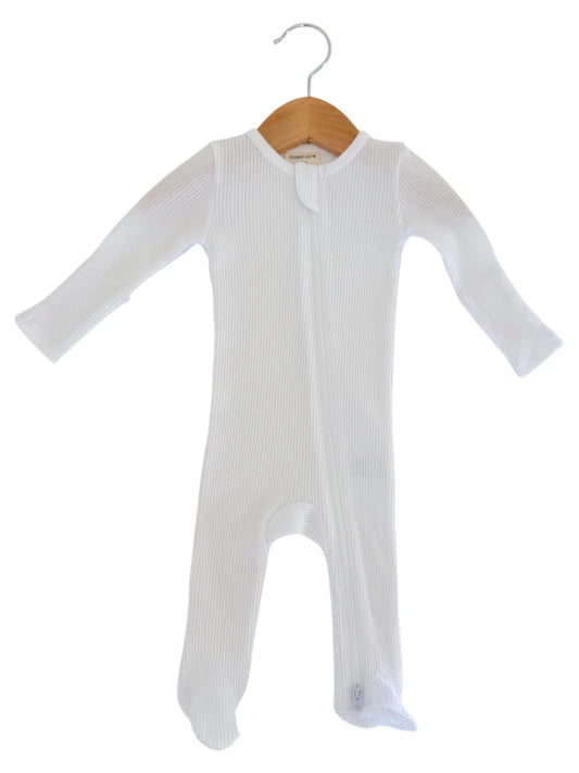 COZY COTTON WHITE FOOTIE