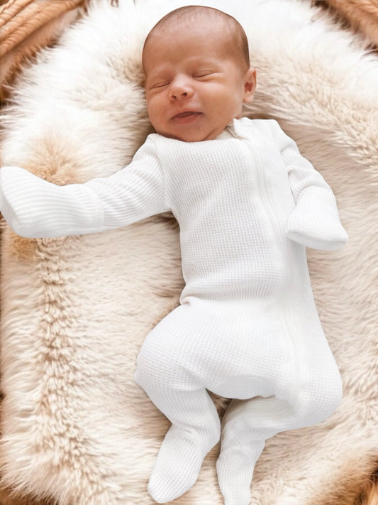 COZY COTTON WHITE FOOTIE