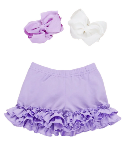 NIKKI G RUFFLE SHORTS