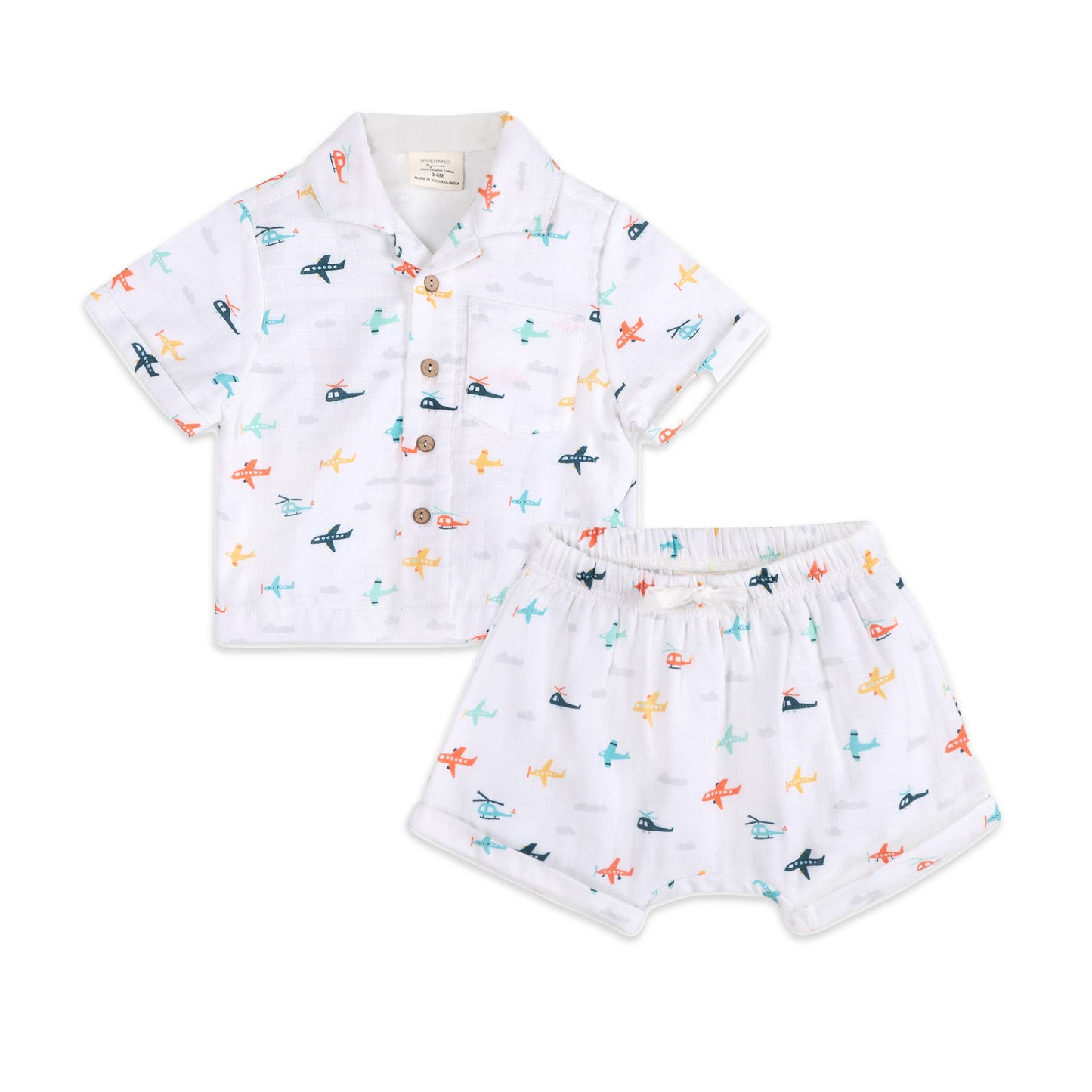 Planes Baby Shirt & Shorts Set