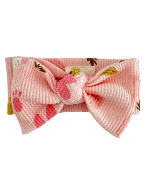 WAFFLE KNOT BOW HEADBANDS