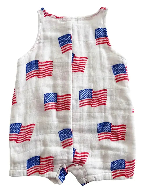 THE AMERICAN FLAG ROMPER