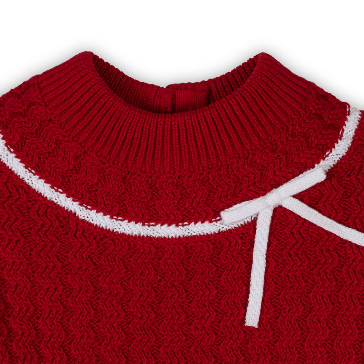 SOFIA ORGANIC MOCK NECK CABLE SWEATER DRESS