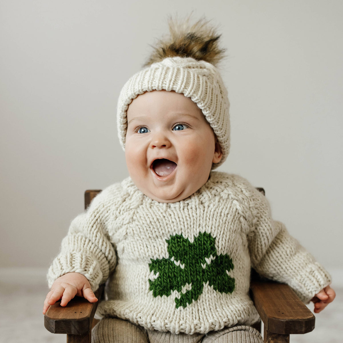 SHAMROCK CREW NECK SWEATER BABY & TODDLER