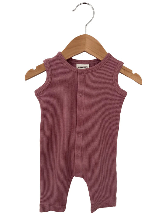 WINTERBERRY WAFFLE JUMPSUIT